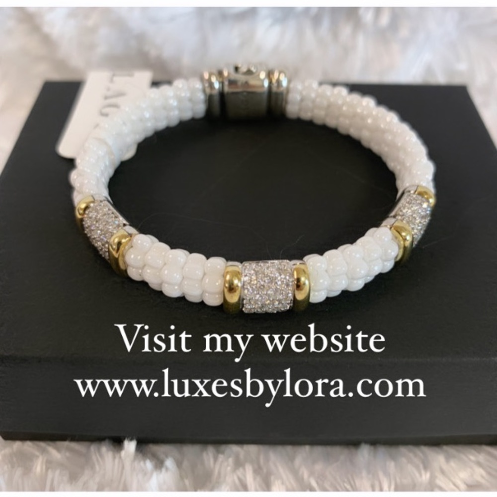 ❌SOLD❌LAGOS White Caviar Diamond Bracelet